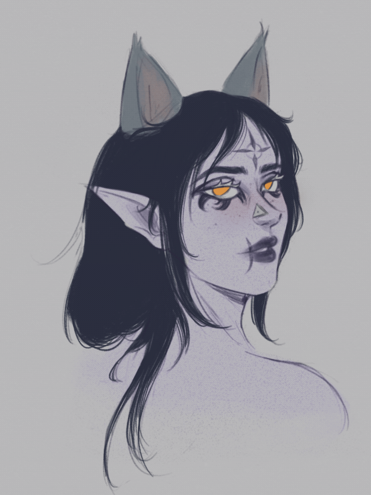 dia catgirl blinking gif